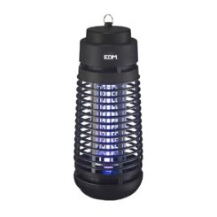 Mata-insetos elétrico 1 x 6 W, preto, 25 m², Ø12 x 30 cm