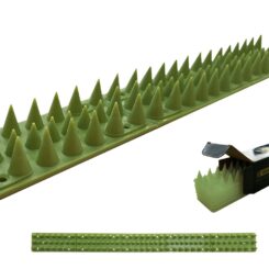 Dissuasor de gatos, pvc, verde, 50 cm, 6 unid.