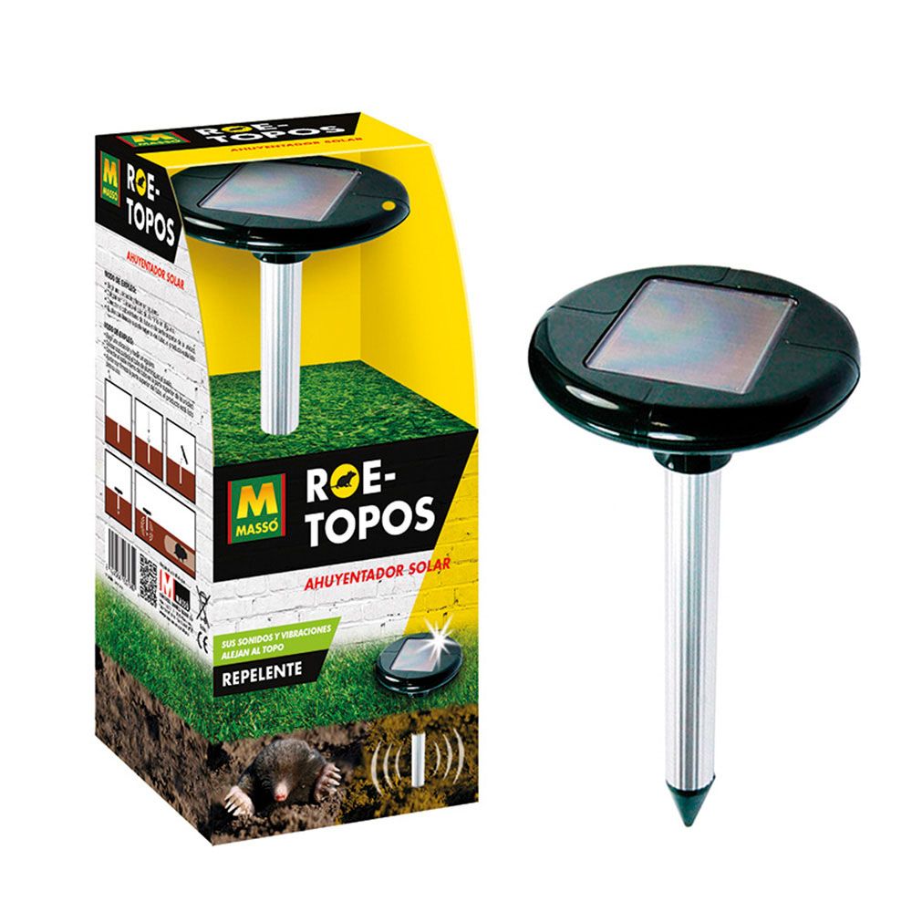 Repelente solar para toupeiras