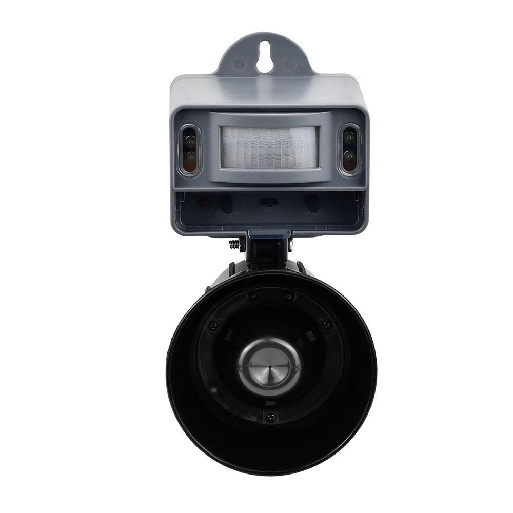 Afugentador sonoro para pássaros com flash