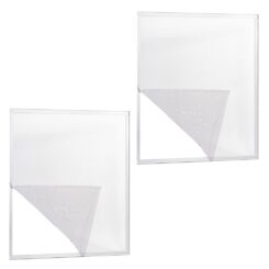 Mosquiteiro adesivo, branco, 120 x 240 cm, 2 peças de 65 x 240 cm
