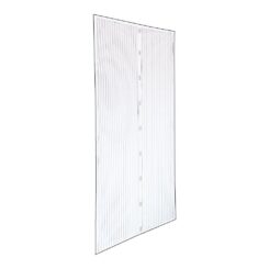 Mosquiteiro com moldura magnética, branco, 120 x 160 cm, 2 peças de 60 x 160 cm