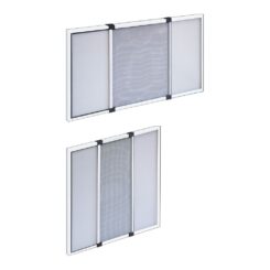 Mosquiteiro com armação extensível, branco, 70-132 x 50 cm
