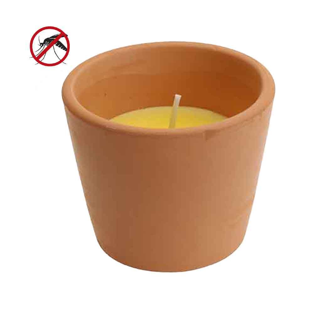 Vela de citronela terracota Ø5,5 x 5 cm