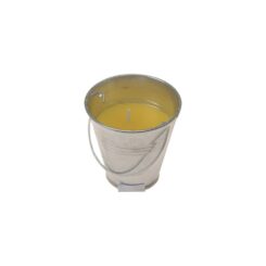 Vela anti-mosquito citronela com recipiente metálico 50 g Ø6,5 cm