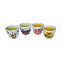 Vela de citronela terracota provenzal vários modelos