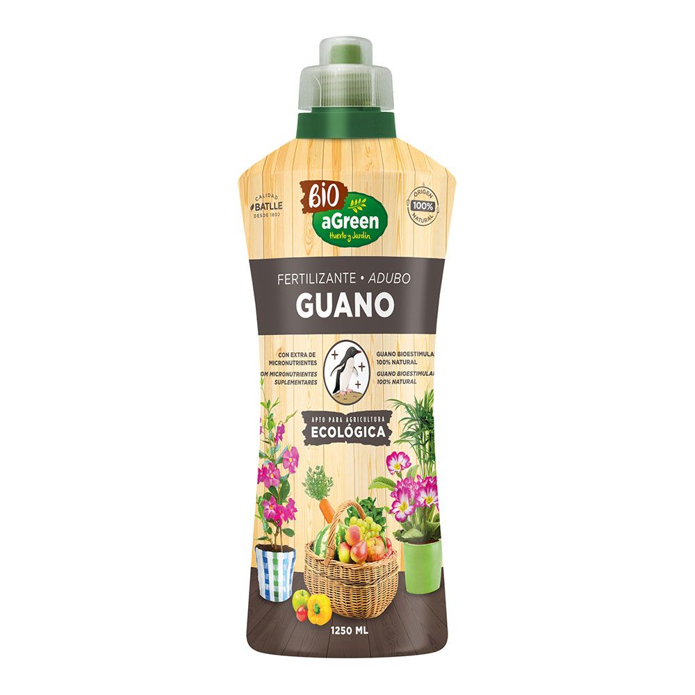 AGREEN Fertilizante Guano 1250 ml