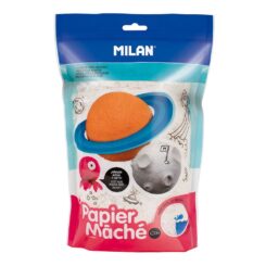 Saco 200g papel machê branco em pó milan