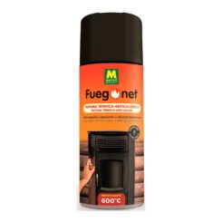 Tinta spray resistente ao calor até 600°C, preta, 400 ml