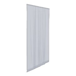 Mosquiteiro de tiras adaptável para porta, cinza, 140 x 240 cm, 6 peças 28 x 240 cm