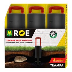 Armadilha mecânica para ratos-cegos, 3 unidades