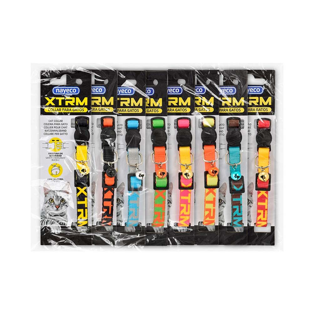 Coleira para gatos X-trm neon flash 10 mm x 22-33 cm, cores sortidas - Image 2
