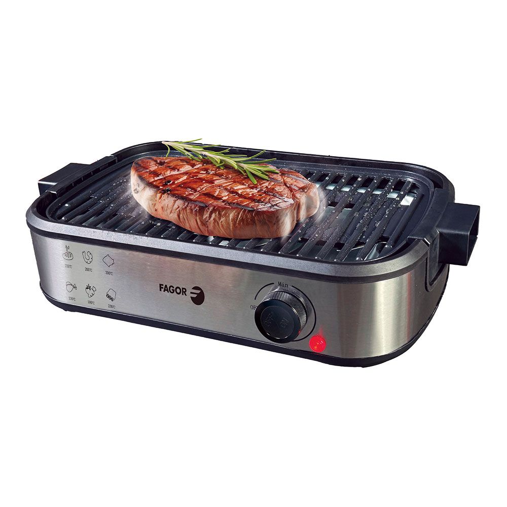 Grelhador elétrico sem fumaça com extrator de fumaça 1800 w 44 x 27 x 10,5 cm - Image 3