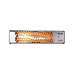 EDM Fogão de banheiro ajustável de quartzo 600 / 1200 w modelo cromado