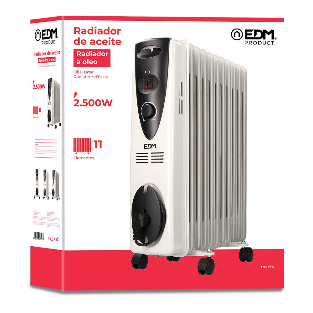 EDM Radiador a óleo 2500 w com 11 elementos - Image 2