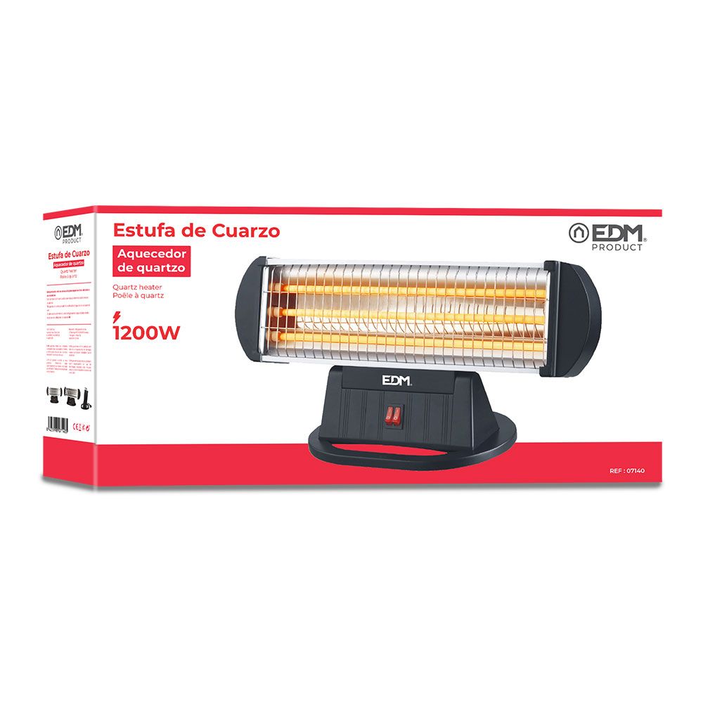 EDM Fogão de quartzo 400 / 800 / 1200 w modelo 3 barras - Image 2