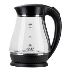 Jarro elétrico de vidro para água 2200 W, 1,7 l