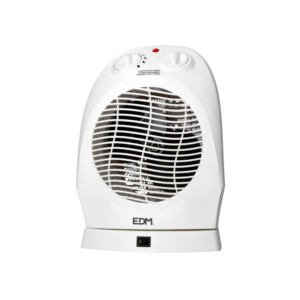 Aquecedor compacto oscilante 1000 - 2000 W branco