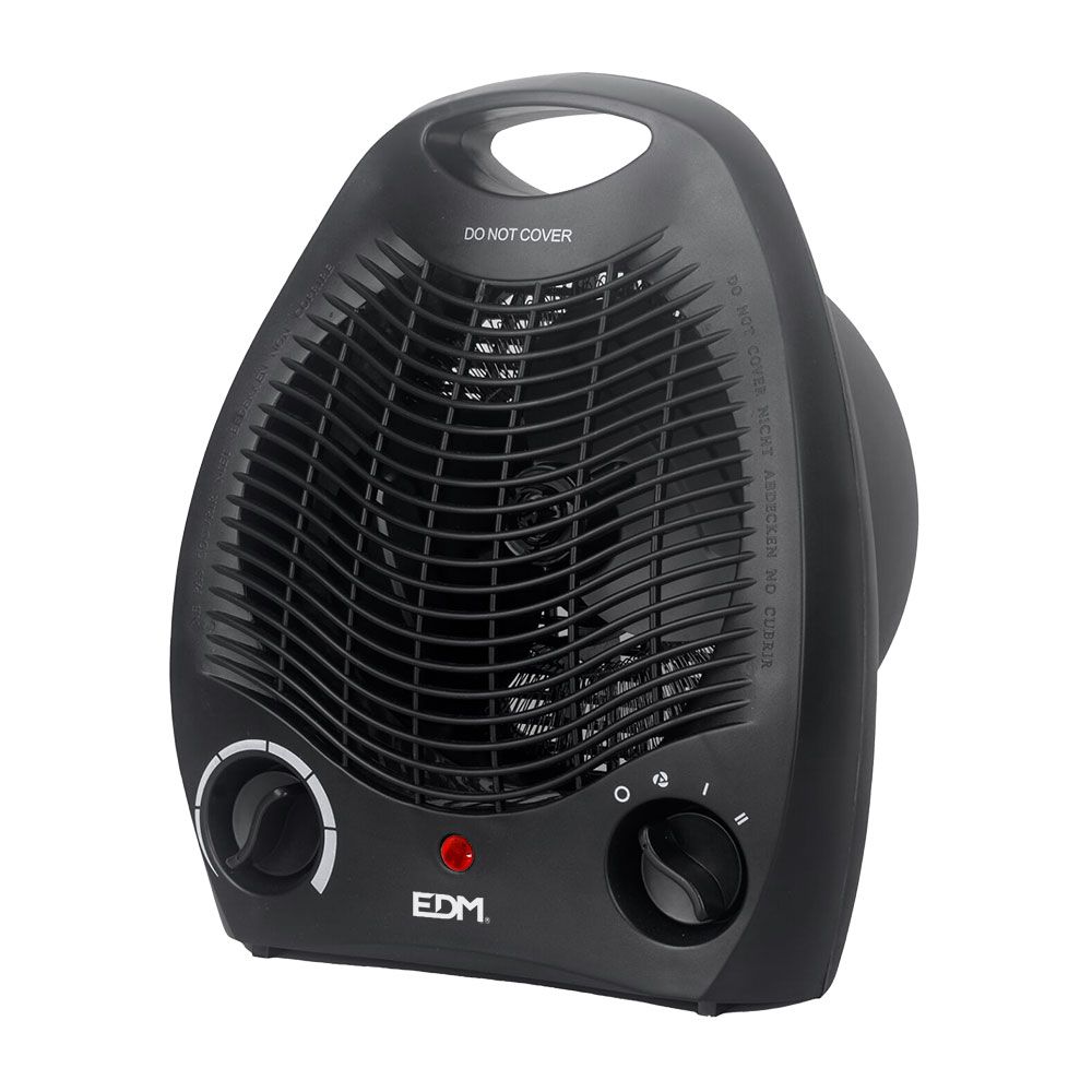 Aquecedor compacto 1000 - 2000 W preto