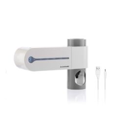 Esterilizador UV de escovas de dentes com suporte e doseador de pasta de dentes smiluv innovagoods