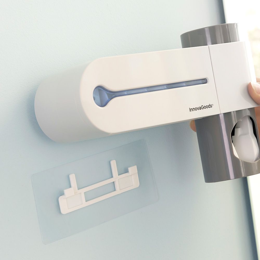 Esterilizador UV para escova de dentes com porta-pasta e dispensador - Image 4