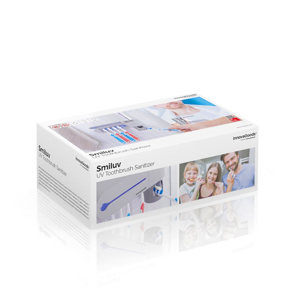 Esterilizador UV para escova de dentes com porta-pasta e dispensador - Image 8
