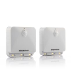 Conjunto 2 LUZ LED única com sensor de movimento. inovagoods