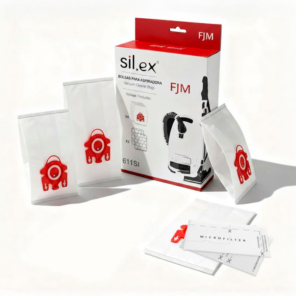 Sacos para aspirador de pó 4 unidades + 2 filtros adaptáveis miele FJM