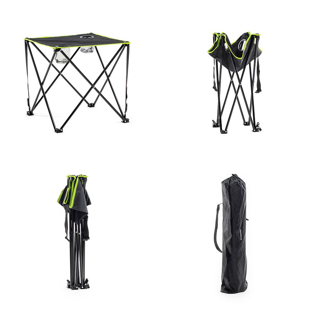 Mesa de camping dobrável em tecido com capa cafolby - Image 3
