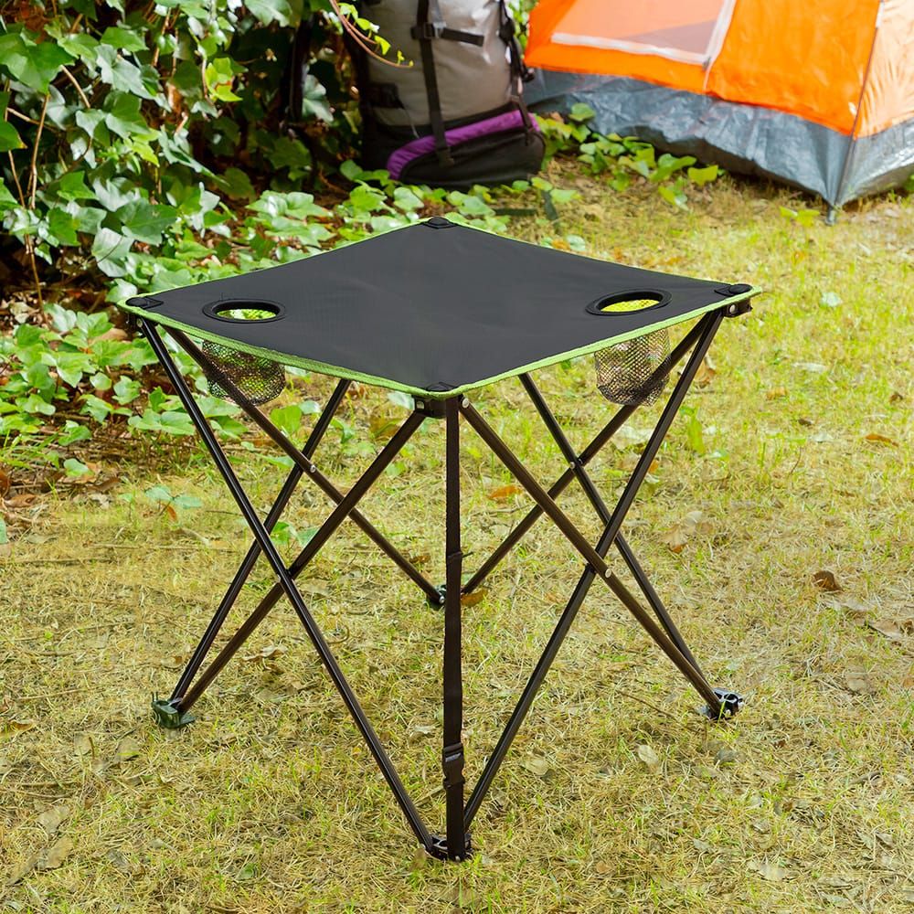 Mesa de camping dobrável em tecido com capa cafolby - Image 7