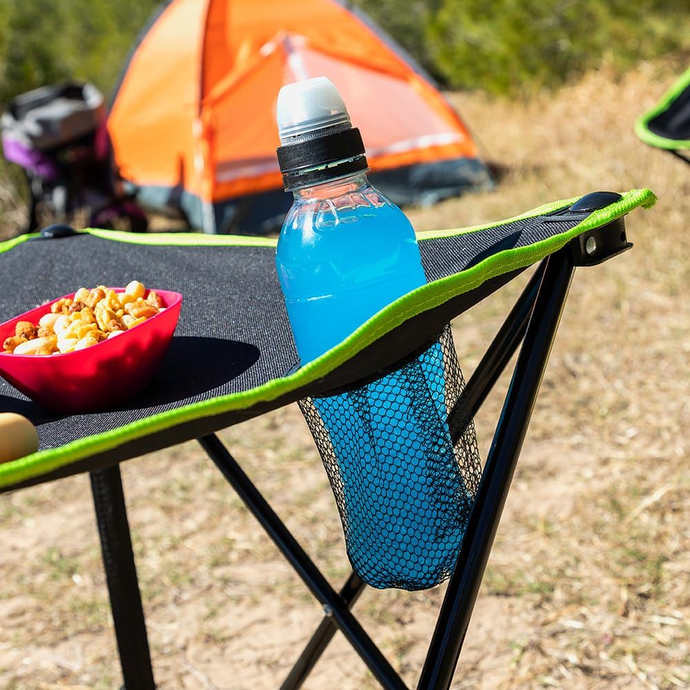 Mesa de camping dobrável em tecido com capa cafolby - Image 8