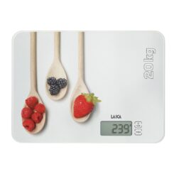 Balança de cozinha eletrónica, máximo 20 kg. desenho de colheres