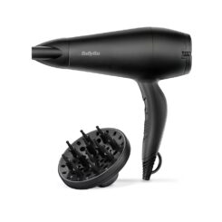Secador de pelo com difusor negro smooth 2000 w