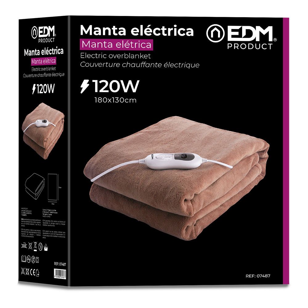 EDM Manta elétrica 120 w 180 x 130 cm - Image 2