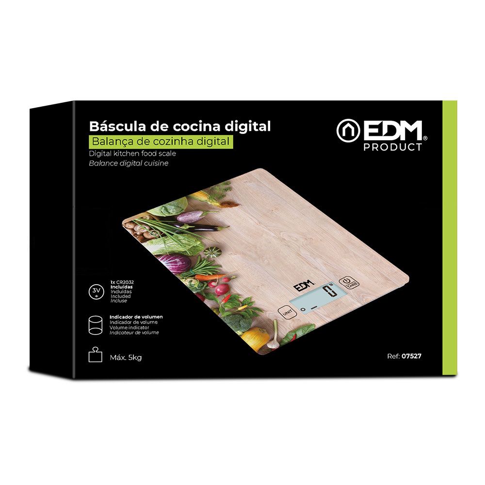 EDM Balança de cozinha eletrônica, máximo 5 kg mod 2 - Image 3