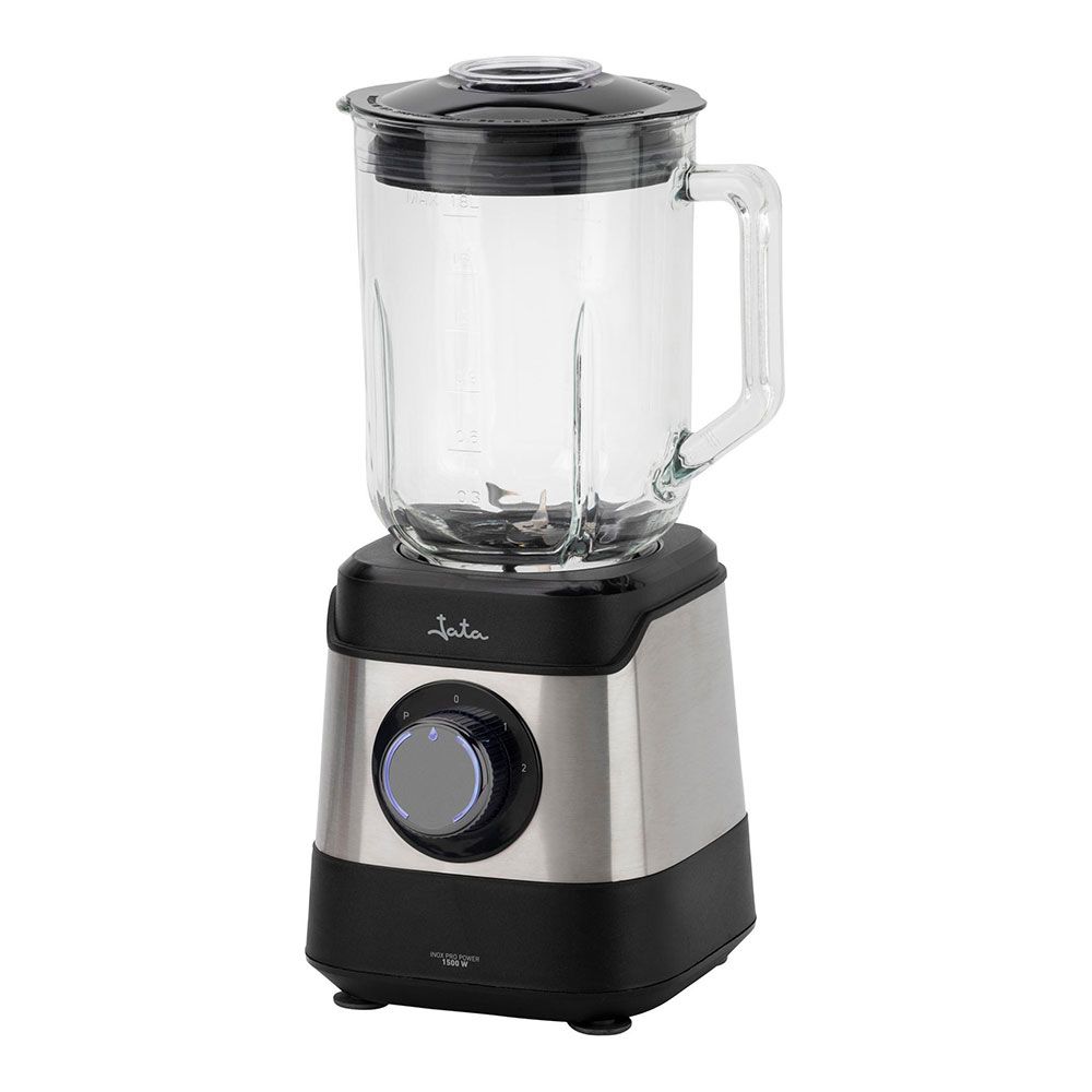 Liquidificador em INOX com jarro de vidro, 1500 W, 1,8 l