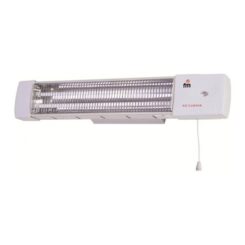 Aquecedor de quartzo 1502-C, para pendurar, 2 barras, 1200 W, branco, 57 x 10 x 11 cm