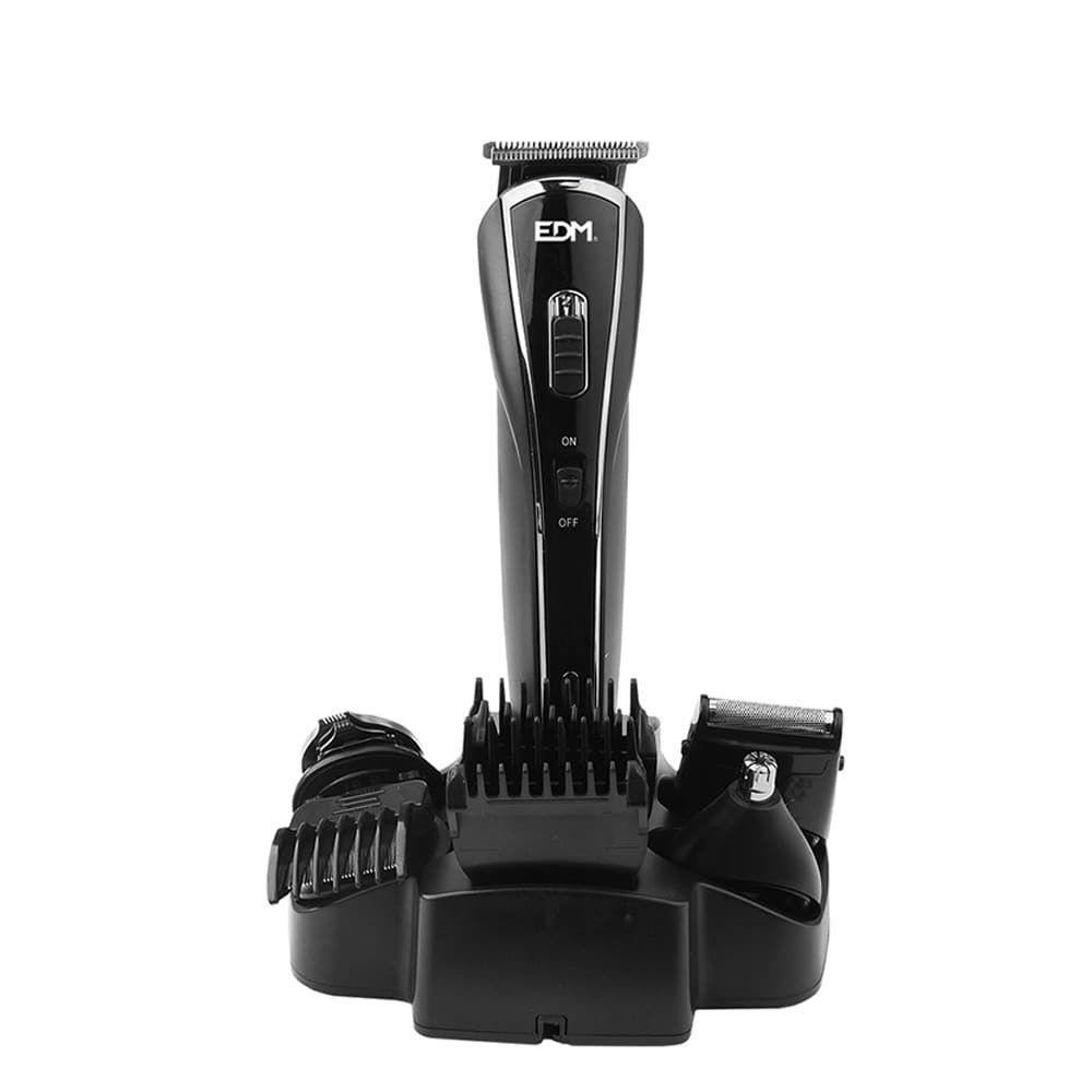 Conjunto máquina de cortar cabelo 5 em 1 recarregável 10W EDM