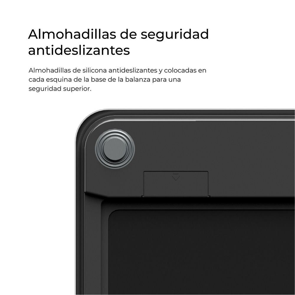 Balança de banheiro digital inteligente com bluetooth, preta, máximo 180 kg - Image 5
