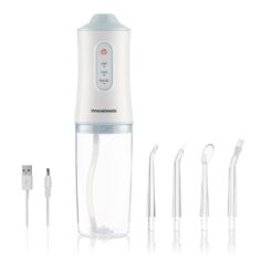 Irrigador dental recarregável portátil, denter, 4 W, 6 x 6 x 21 cm