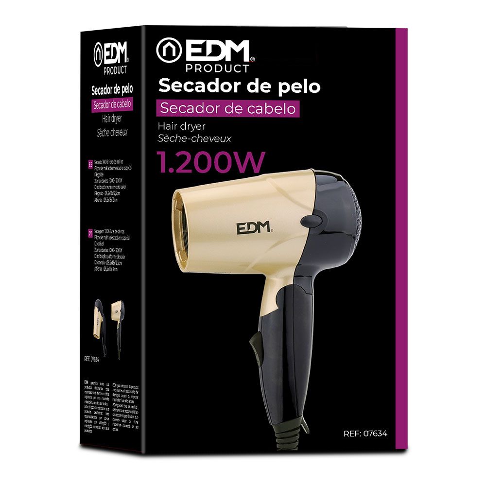 Secador de cabelo de viagem bi-tensão 1000 - 1200 w - Image 3