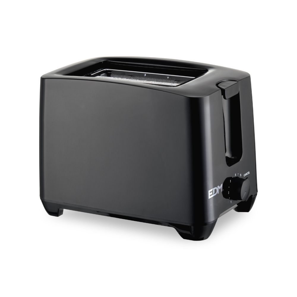 Torradeira 750W ranhura dupla black design EDM