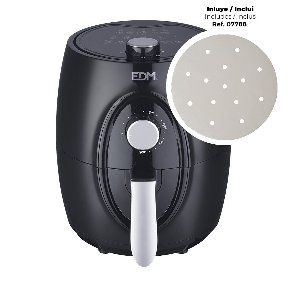 Fritadeira de AR 3,6L 1400W com cesto
