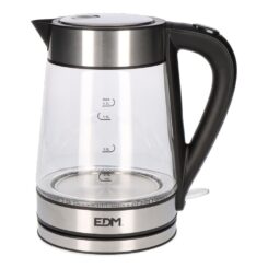Jarro elétrico de vidro para água 1,7 litros 1850 - 2200W EDM