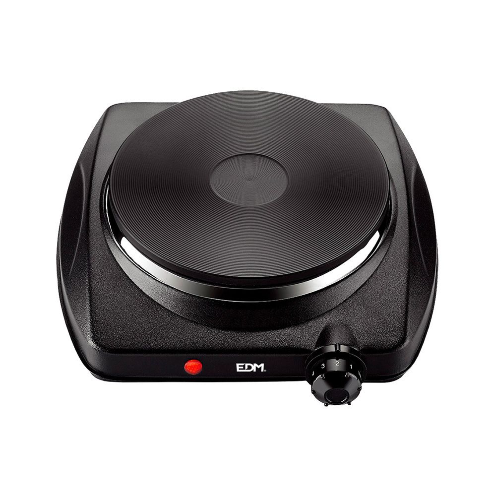 Cozinha eletrica preta 1400W 1 fogo CE/A13 EDM