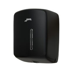 Dispensador toalha de papel para mãos timeless ABS reciclado preto jofel