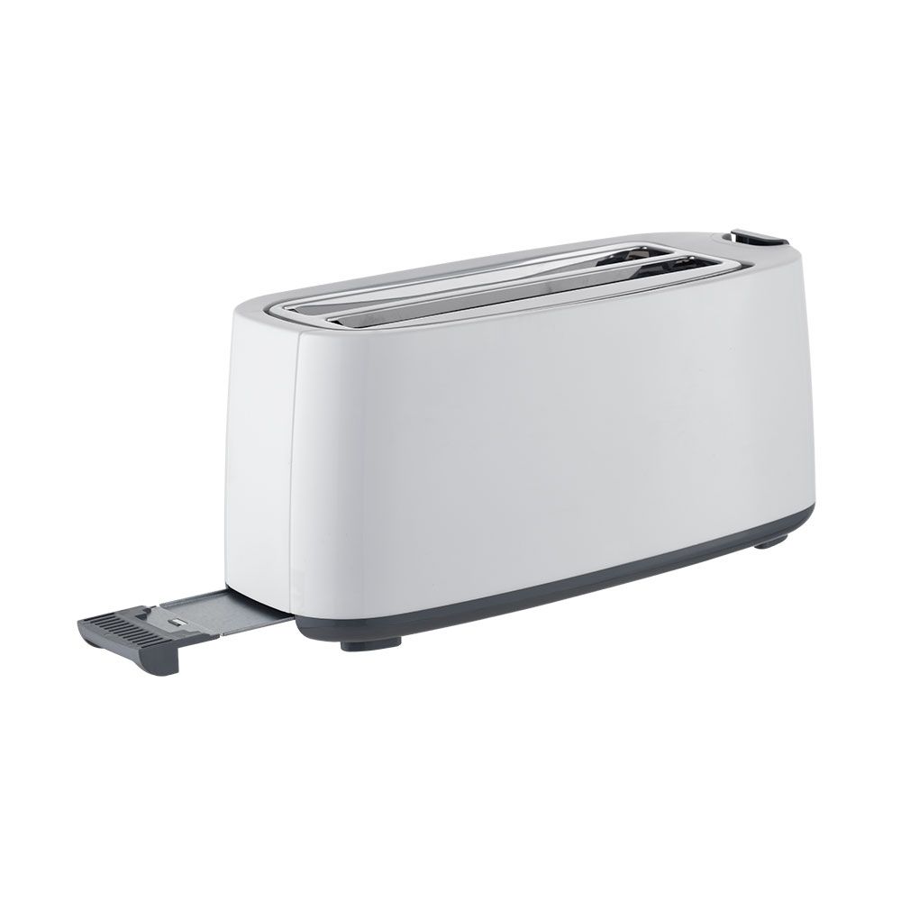 Torradeira de fenda dupla longa de design branco 1400 w - Image 2
