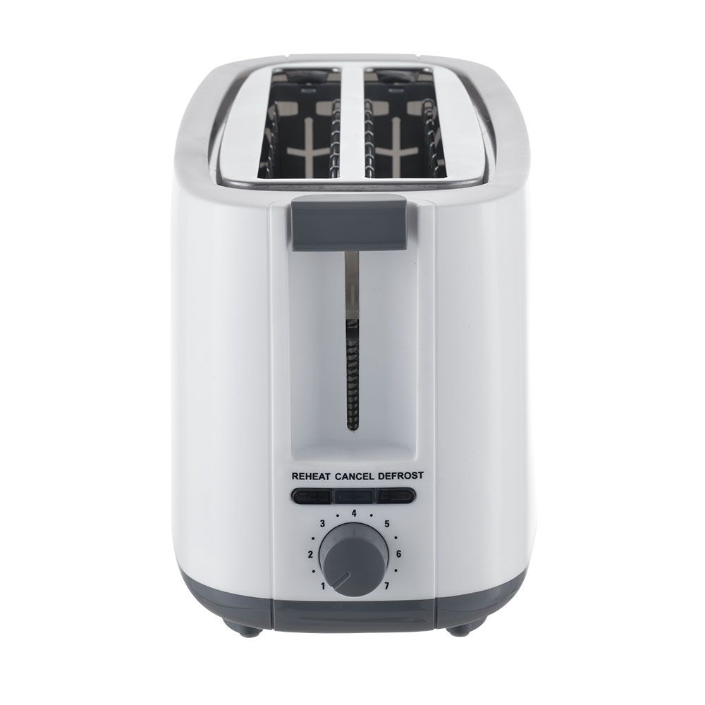 Torradeira de fenda dupla longa de design branco 1400 w - Image 3