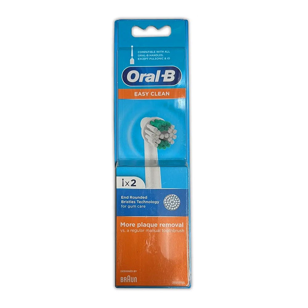 Cabeças de substituição para escova de dentes elétrica precision clean, 2 un.