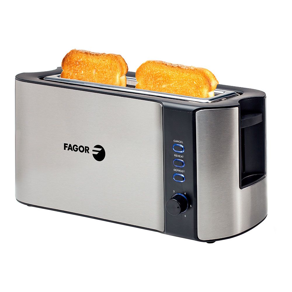 Torradeira bigtoast de aço, 1 fatia, 1000 W